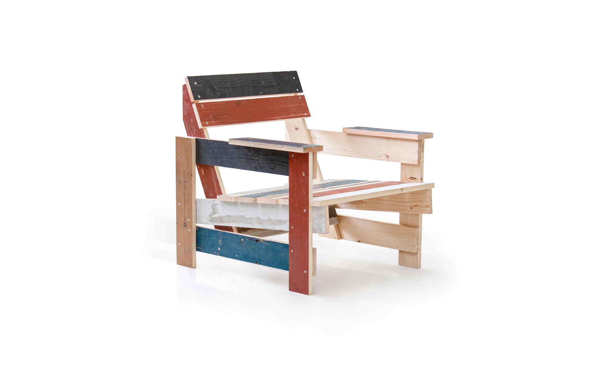 One Size Slat - Pop Up low chair by Piet Hein Eek | SCP