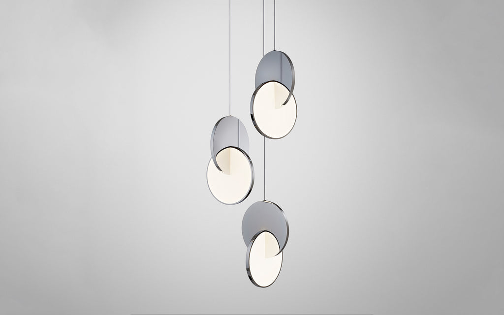 Eclipse chandelier - 3 piece by Lee Broom | SCP