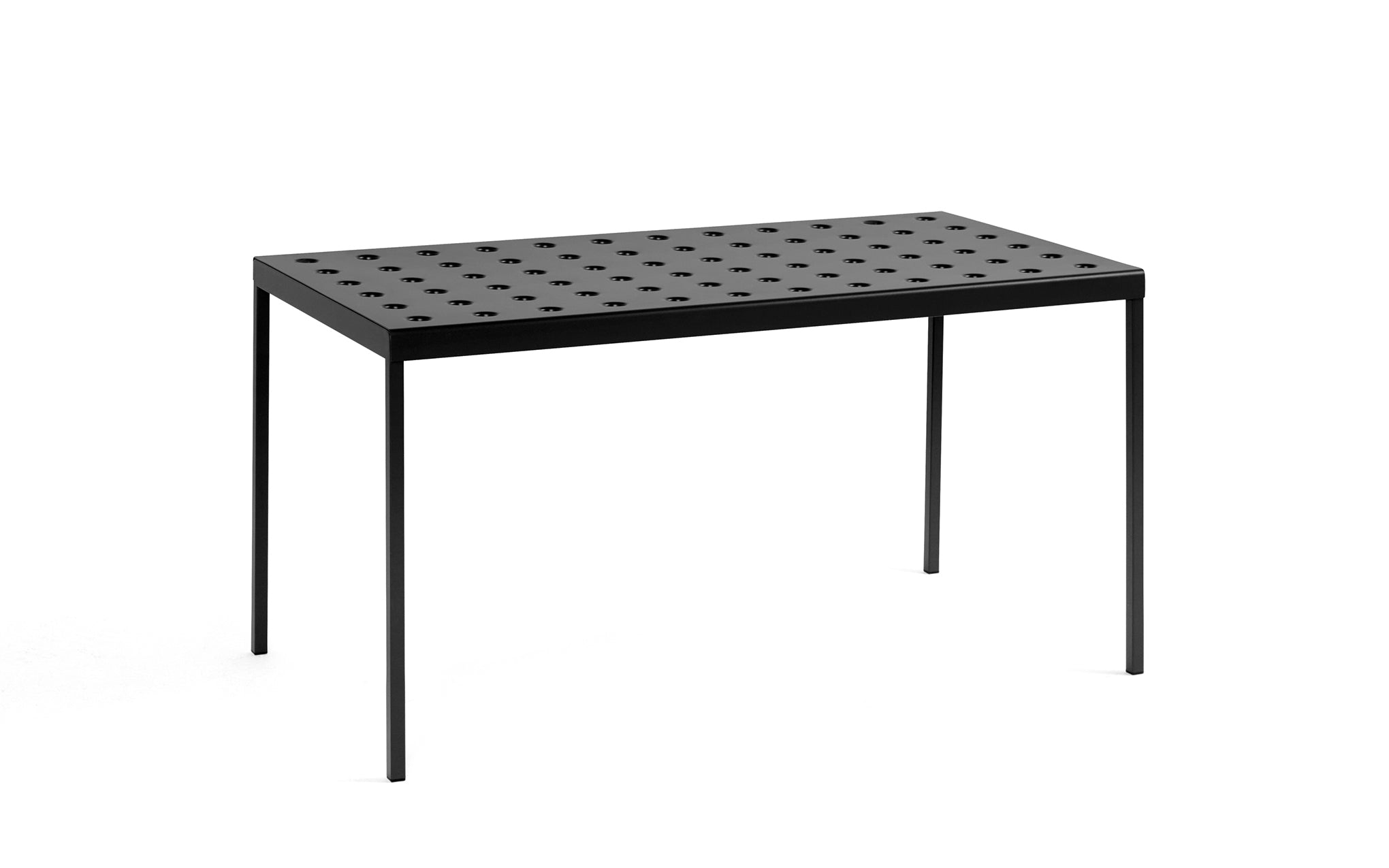 Black shop balcony table