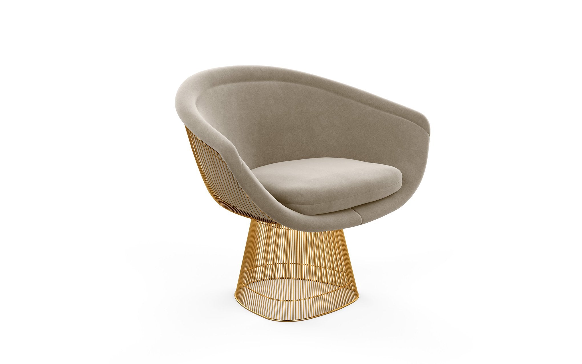 Platner discount chair gold