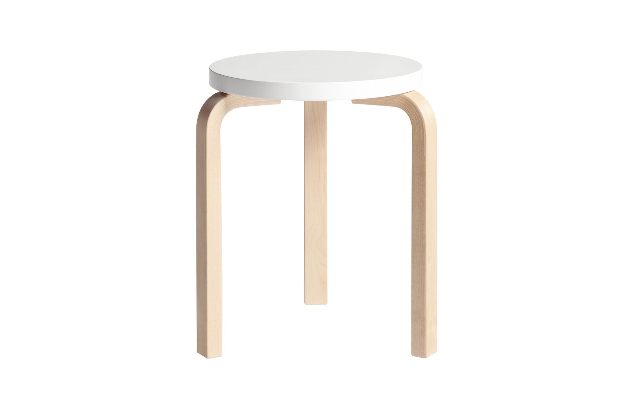 Stool 60 - 3 legs by Alvar Aalto for Artek | SCP