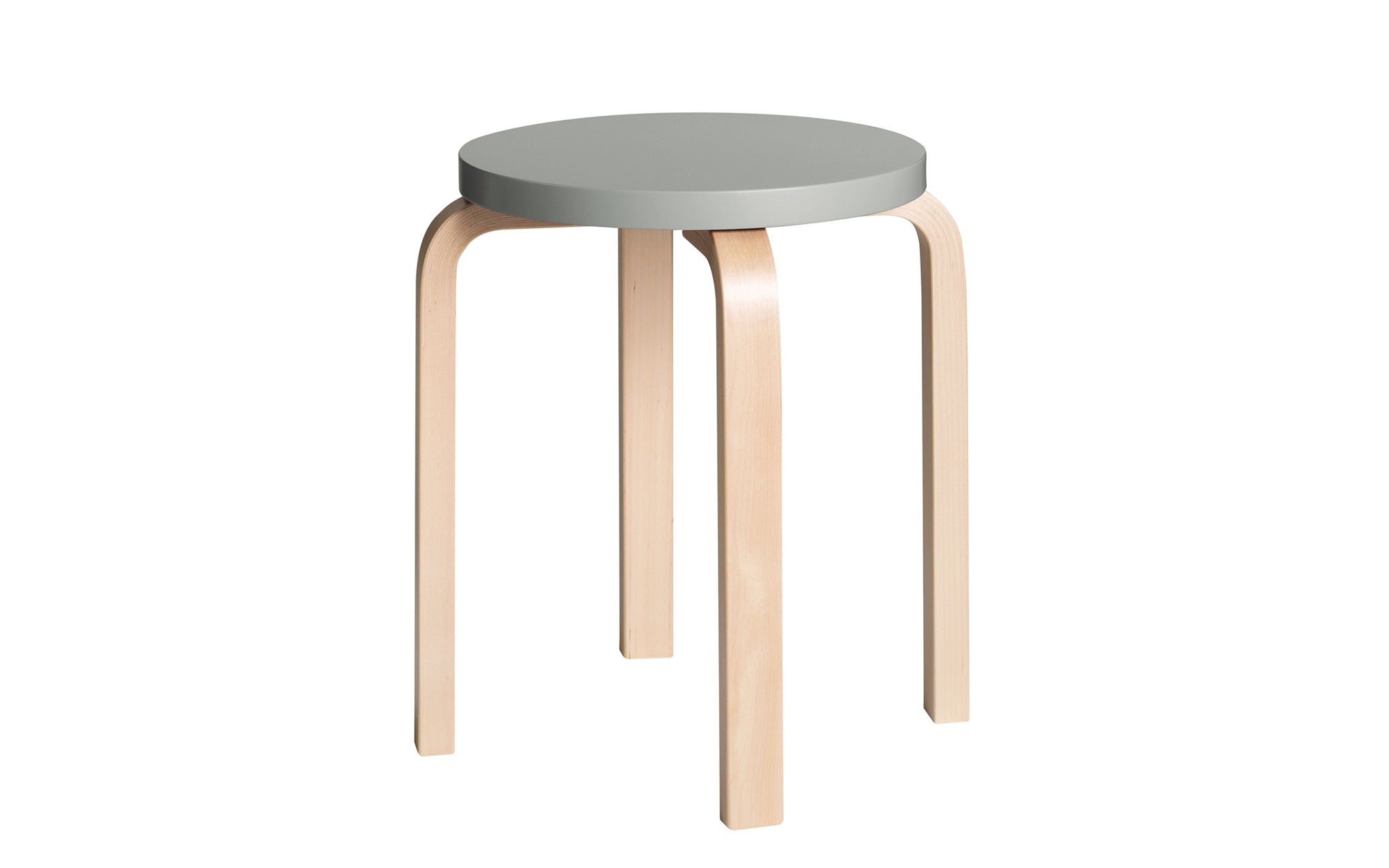 Stool E60 - 4 legs by Alvar Aalto for Artek | SCP