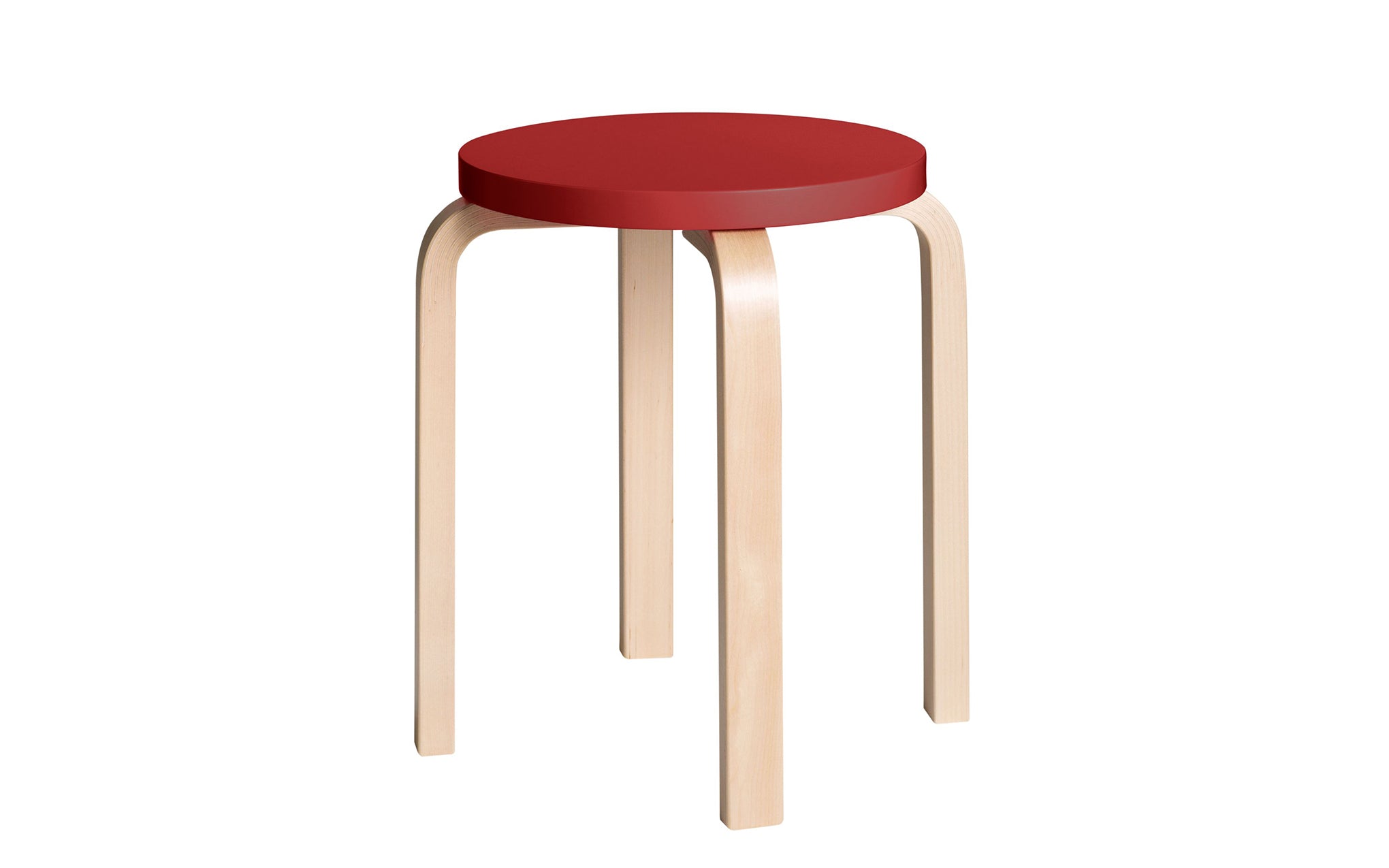 Stool E60 - 4 legs by Alvar Aalto for Artek | SCP