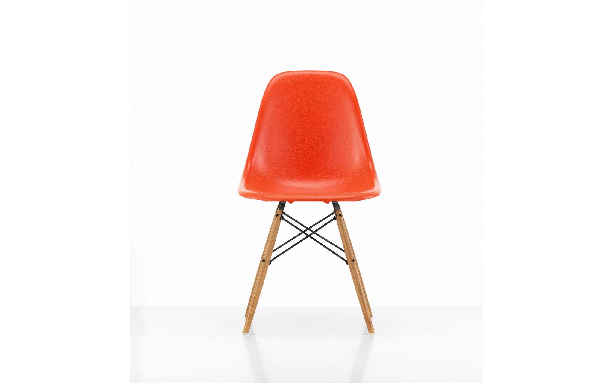 Fiberglass DSW chair by Charles Ray Eames for Vitra SCP