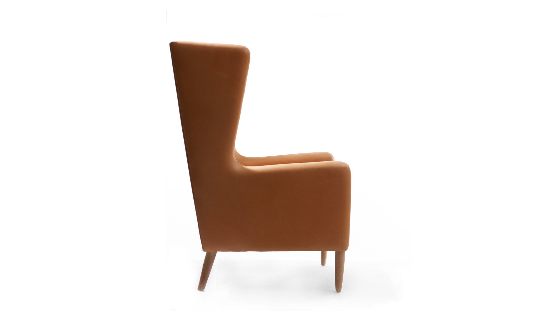 Modern discount winged armchair